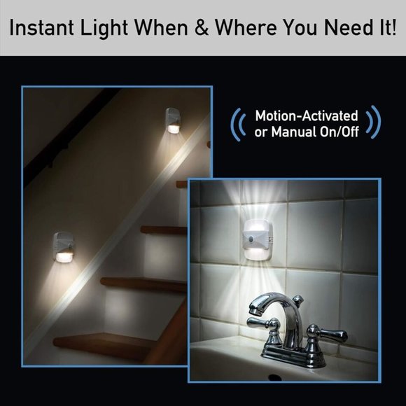 Sensor Brite Up Down Wireless Motion Sensing LED Night Light - Picture 3 of 6